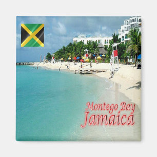 zJM011 JAMAICA, Montego Bay, America, Fridge Magnet