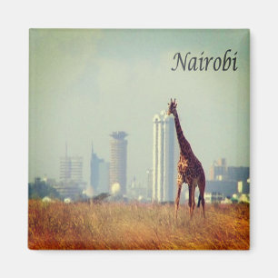 zKE017 NAIROBI, Kenya, Africa, Fridge Magnet