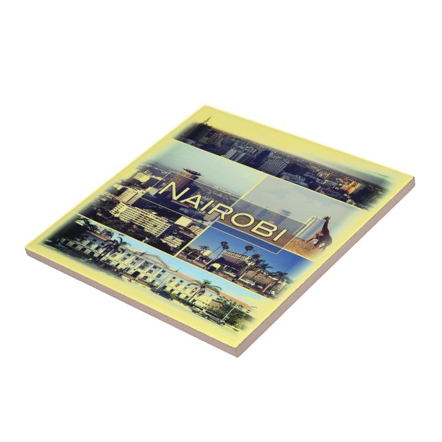 zKE026 NAIROBI, Kenya, Africa, Tile (Side)