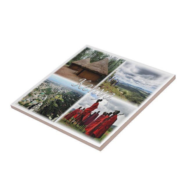 zKE031 KENYA, Mosaic, Africa, Tile (Side)