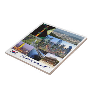 zKR008 SEOUL mosaic, South Korea, Asia, Tile