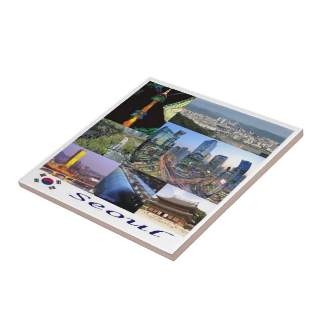 zKR008 SEOUL mosaic, South Korea, Asia, Tile (Side)