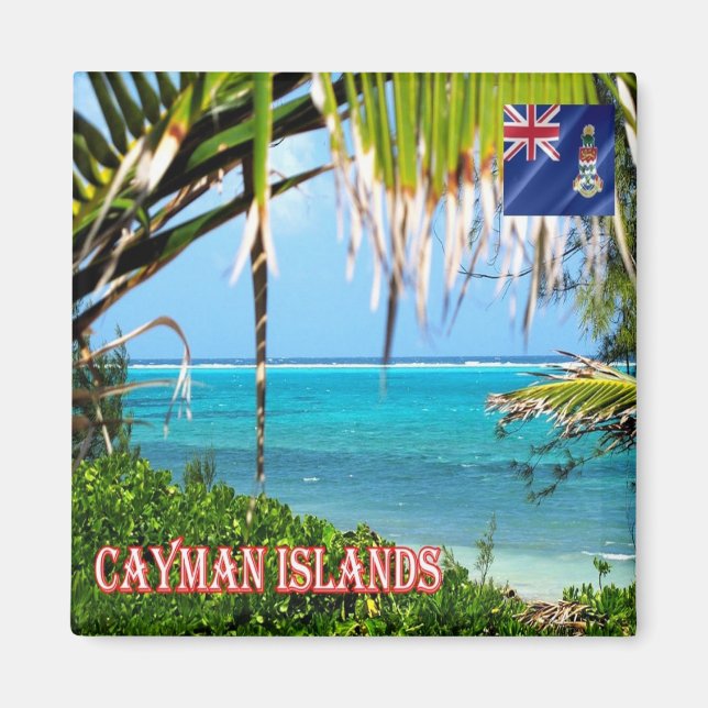 zKY009 CAYMAN ISLANDS, Inside the Reef, Fridge Magnet (Front)