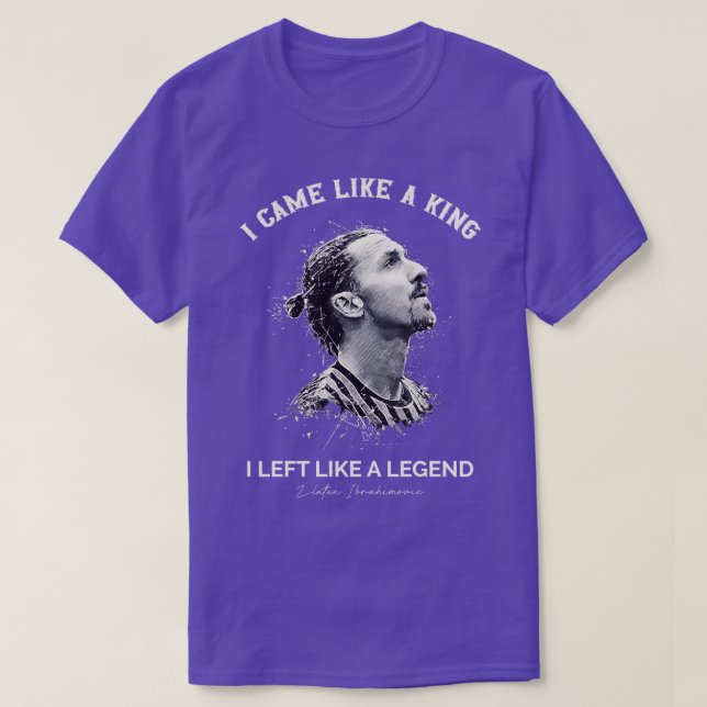 Zlatan Ibrahimovic Quotes T-Shirt (Design Front)