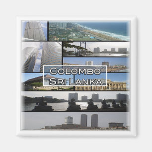 zLK005 COLOMBO, Sri Lanka, Asia, Fridge Magnet