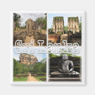 zLK006 SRI LANKA collage, Asia, Fridge Magnet