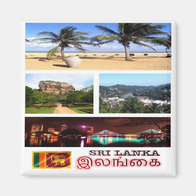 zLK009 SRI LANKA potpourri, Asia, Fridge Magnet (Front)