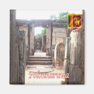 zLK020 TEMPLE Polonnaruwa, Sri Lanka, Asia, Fridge Magnet