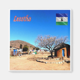 zLS008 LESOTHO, Mantsase, Africa, Fridge Magnet