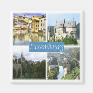 zLU003 LUXEMBOURG, Fridge Magnet