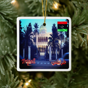 zLY026 TRIPOLI, The Royal Palace, Libya, Fridge Ceramic Ornament