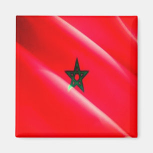 zMA002 MOROCCO, Waving Flag, Africa, Fridge Magnet