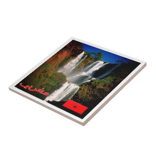 zMA006 MOROCCO, d'Ouzoud Falls, Africa, Tile
