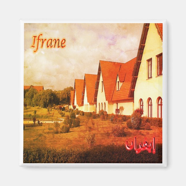 zMA011 IFRANE, Morocco, Africa, Fridge Magnet (Front)