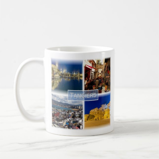 zMA012 TANGIERS, Mosaic, Morocco, Africa, Coffee M Mug (Left)