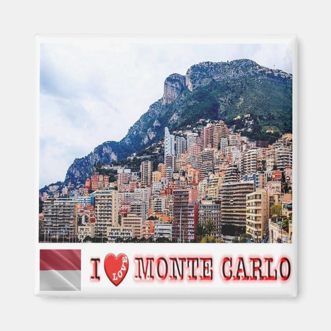 zMC020 MONTE CARLO, Monaco, Fridge Magnet (Front)