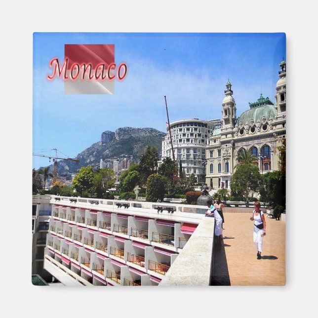 zMC026 MONACO, Europe, Fridge Magnet (Front)