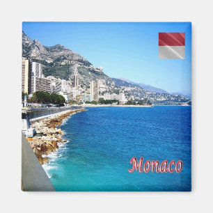 zMC042 LARVOTTO, Monaco, Fridge Magnet