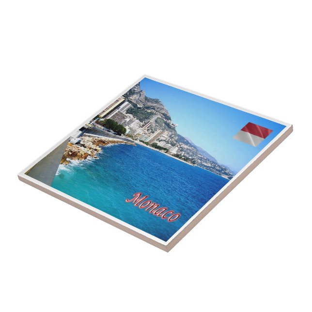 zMC042 LARVOTTO, Monaco, Tile (Side)