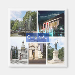 zMD004 CHISINAU, Moldova, Europe, Fridge Magnet
