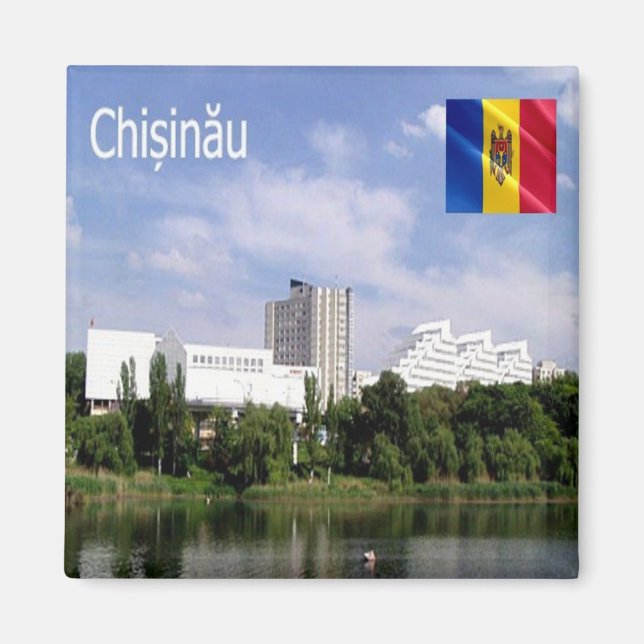 zMD007 CHISINAU, Moldova, Europe, Fridge Magnet (Front)
