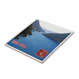 zME018 GULF OF KOTOR, Montenegro, Tile