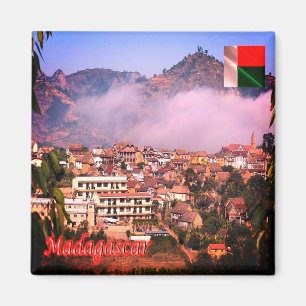 zMG004 MADAGASCAR, Panorama, Africa, Fridge Magnet