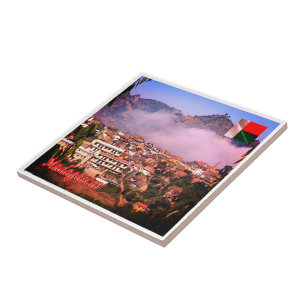 zMG004 MADAGASCAR, Panorama, Africa, Tile