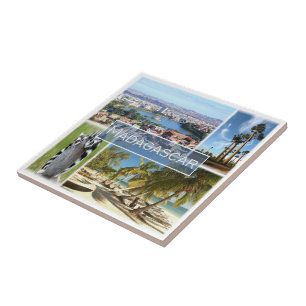 zMG014 MADAGASCAR, Antananarivo, Africa, Tile