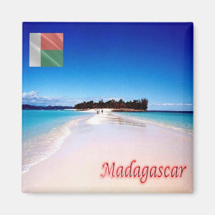 zMG016 MADAGASCAR, Nosy Iranja, Panorama, Fridge Magnet