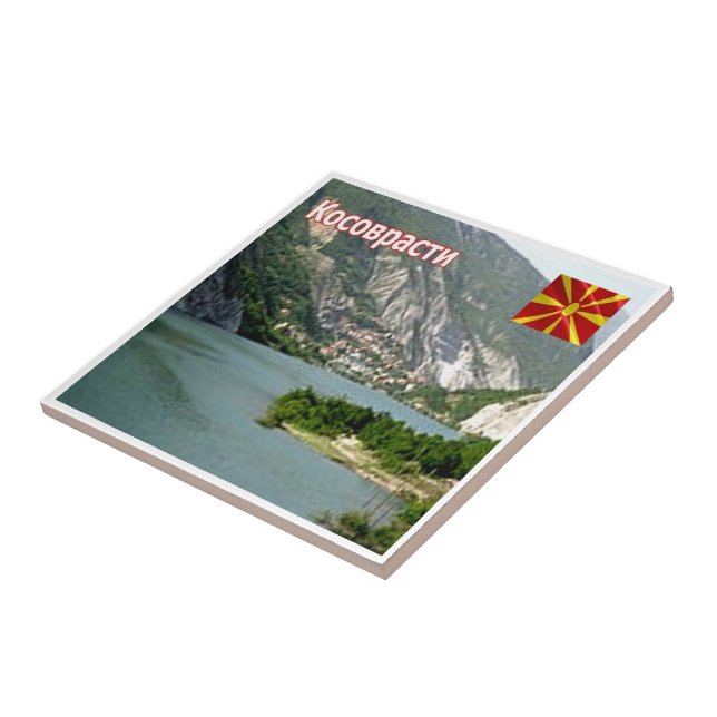 zMK011 DOLNO KOSOVRASTI River Radika, Tile (Side)