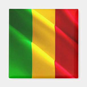 zML002 MALI, Waving Flag, Africa, Fridge Magnet