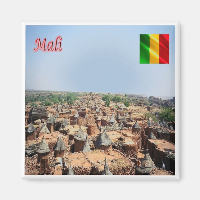 zML006 MALI,  Endelou, Africa, Fridge Magnet (Front)