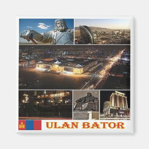 zMN004 ULAN BATOR, Mongolia, Asia, Fridge Magnet