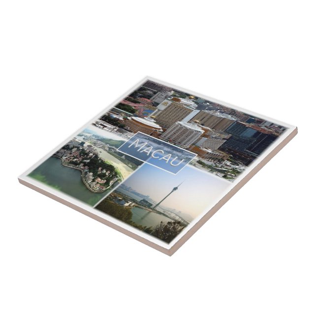 zMO004 MACAU or MACAO, Asia, Tile (Side)