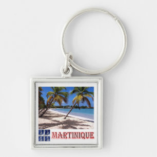 zMQ005 MARTINIQUE, LES SALINES Beach, Key Ring
