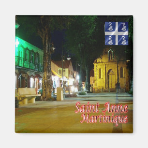 zMQ006 SAINT ANNE, Martinique, America, Fridge Magnet