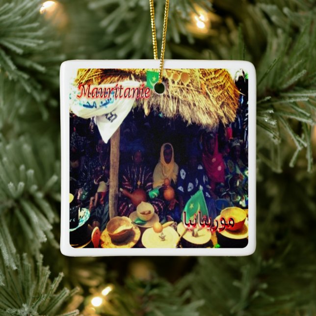zMR003 MAURITANIA, Festivals of Unity, Ceramic Ornament (Tree)