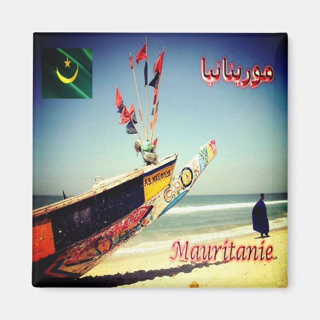 zMR005 MAURITANIA, Africa, Fridge Magnet (Front)