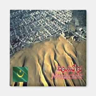 zMR006 NOUAKCHOTT, Sand Dunes, Mauritania, Fridge Magnet