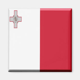 zMT001 Maltese FLAG, Malta, Fridge Magnet