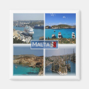 zMT005 THE BLUE LAGOON, Malta, Fridge Magnet