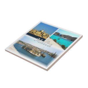 zMT006 VALLETTA, Malta, Europe, Tile