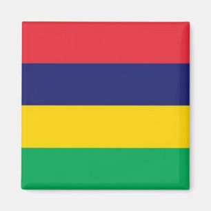 zMU001 MAURITIUS, FLAG, Africa, Fridge Magnet