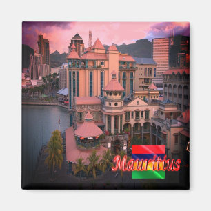 zMU009 MAURITIUS, Panorama, Africa, Fridge Magnet