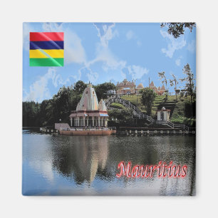zMU017 MAURITIUS, Sacred Lake, Africa, Fridge Magnet