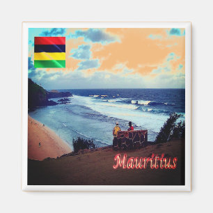 zMU018 MAURITIUS, The black rocks, Africa, Fridge Magnet
