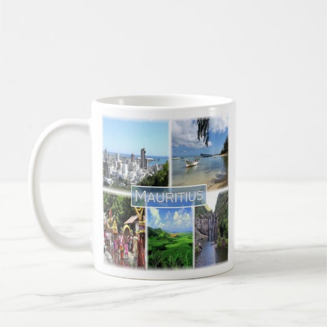 zMU022 PORT LOUIS, Mosaic, Africa, Coffee Mug (Left)