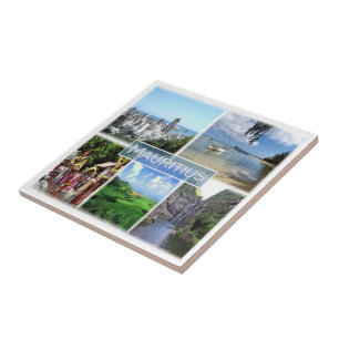 zMU022 PORT LOUIS, Mosaic, Africa, Tile