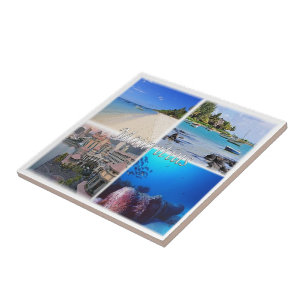 zMU023 MAURITIUS, Mosaic, Africa, Tile